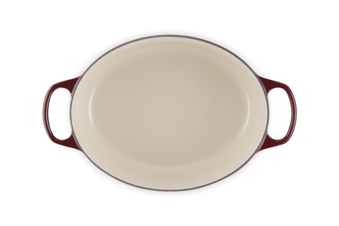 Le Creuset Cast Iron Oval Casserole Garnet 31 cm / 6.3 L (Minor Scratch)