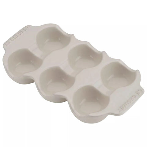 Le Creuset Egg Tray 6 pcs Meringue