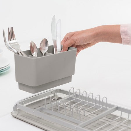 Brabantia SinkSide Compact Dish Drying Rack – Mid Grey
