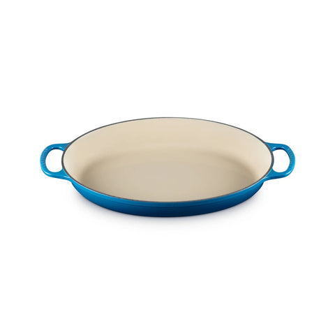 Le Creuset Cast Iron Oval Baker 24 cm, 0.9 L Blue