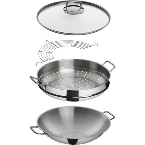WMF Macao Wok Set 36 cm, 4 Pieces