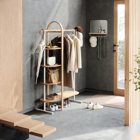 Umbra Bellwood Garment Rack White-Natural