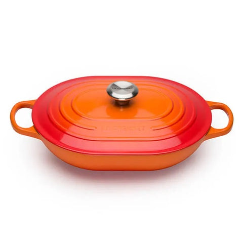 Le Creuset Cast Iron Oblong Volcanic 31 cm, 3.4 L