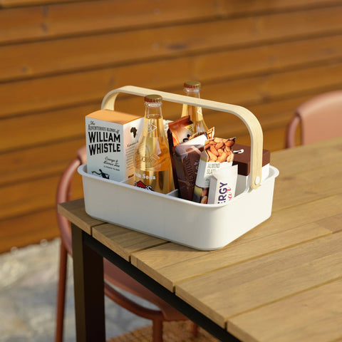 Umbra Bellwood Storage Bin White-Natural / Large
