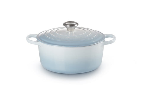 Le Creuset Cast Iron Casserole 24cm / 4.2 L Coastal Blue
