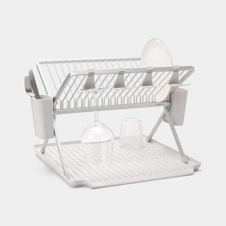 Brabantia SinkSide Foldable Dish Drying Rack Large – Light Grey