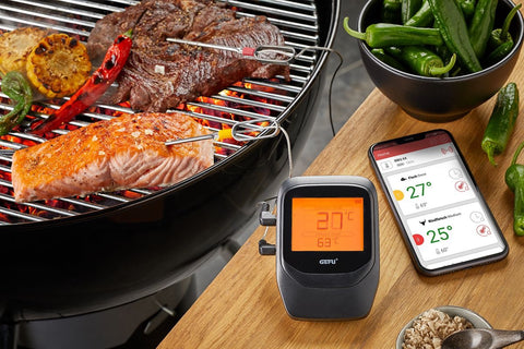Gefu Grill and roast thermometer CONTROL+, 6 channel