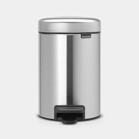 Brabantia NewIcon Pedal Bin 3 Litre – Matt Steel