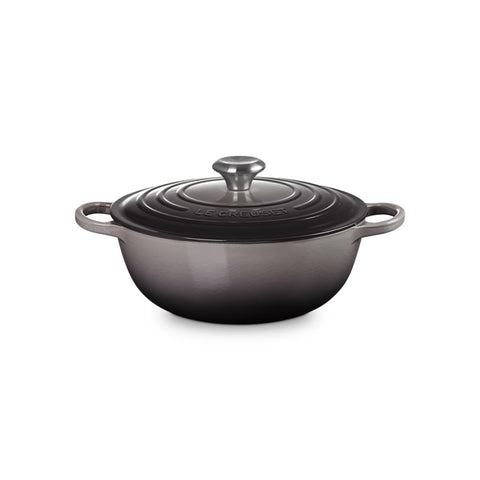 Le Creuset Cast Iron Casserole La Marmite Flint 26cm / 4.1 L