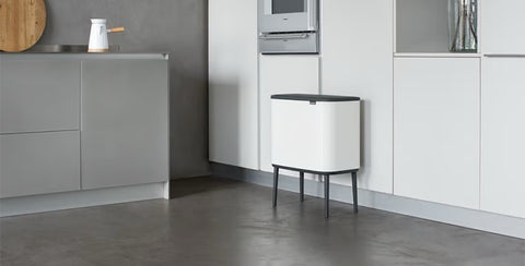 Brabantia Bo Touch Bin 11 + 23 Litre – White