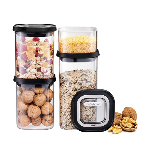 Gefu Food Storage Container Set PANTRY, 4 pieces