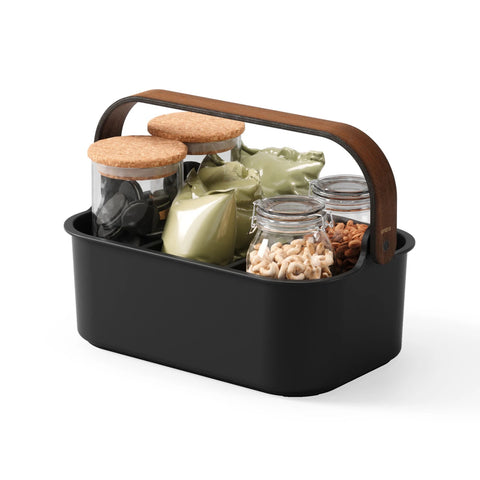 Umbra Bellwood Storage Bin Black-Walnut