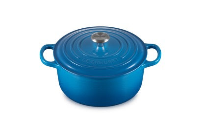 Le Creuset Cast Iron Casserole 22 cm, 3.3 L Blue