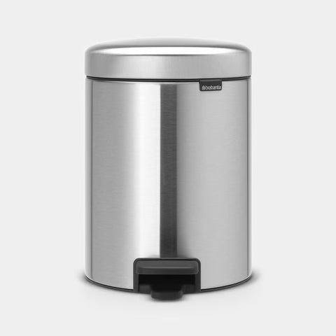 Brabantia NewIcon Pedal Bin 5 Litre – Matt Steel