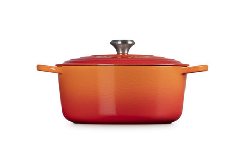 Le Creuset Enë gatimi prej gize e rrumbullakët Volcanic 28 cm / 6.7 L