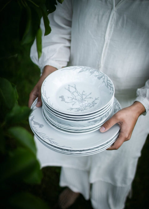 Wik & Walsøe Alv Deep Plate 21 cm