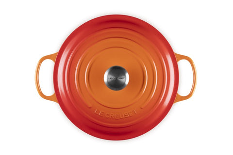 Le Creuset Enë gatimi prej gize e rrumbullakët Volcanic 28 cm / 6.7 L
