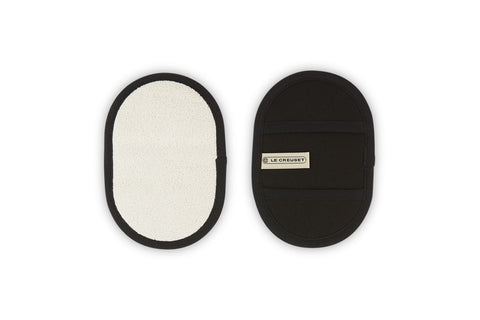 Le Creuset Set of 2 Finger grip Pot Holder Black