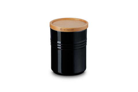 Le Creuset Storage Jar Ø 10 cm Black
