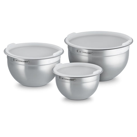 Enë Përzierjeje Le Creuset prej Çeliku Inoks 1.5, 2.8, 4.8 L