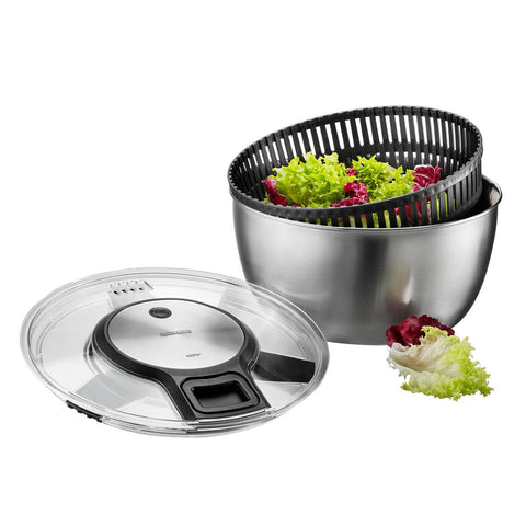 Gefu Salad Spinner SPEEDWING®, Stainless Steel, Ø 26 cm