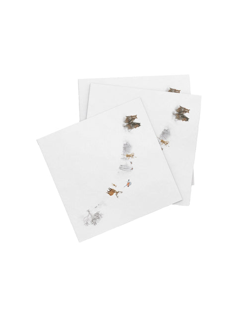 Wik & Walsøe Julemorgen Story Napkin, 25×25 cm