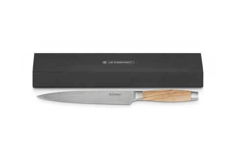 Thikë prerëse Le Creuset me dorezë prej druri ulliri 20 cm