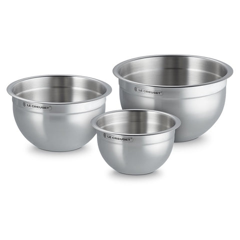 Enë Përzierjeje Le Creuset prej Çeliku Inoks 1.5, 2.8, 4.8 L