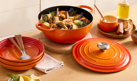 Le Creuset Cast Iron Casserole La Marmite Volcanic 26cm / 4.1 L