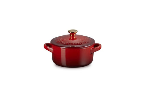 Le Creuset Holly Petite Mini Cocotte Cerise 240 ml