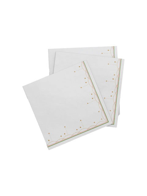 Wik & Walsøe Julemorgen Garlands Napkin, 40×40 cm