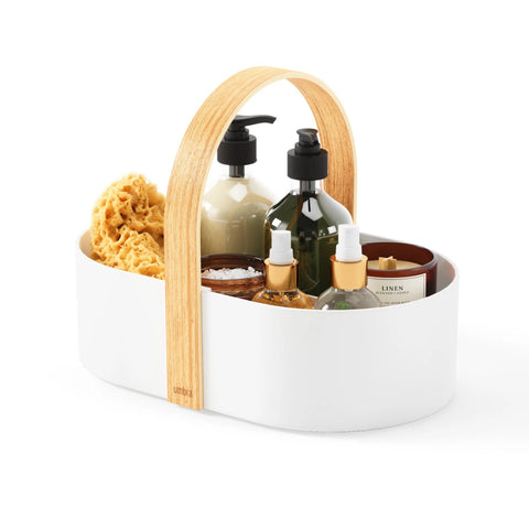 Umbra Bellwood Storage Caddy White-Natural