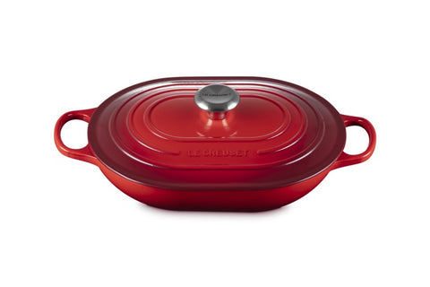 Le Creuset Cast Iron Oblong Cerise 31 cm, 3.4 L