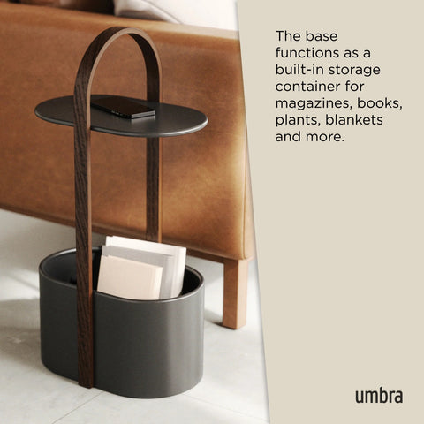 Umbra Bellwood Storage Table Black-Walnut