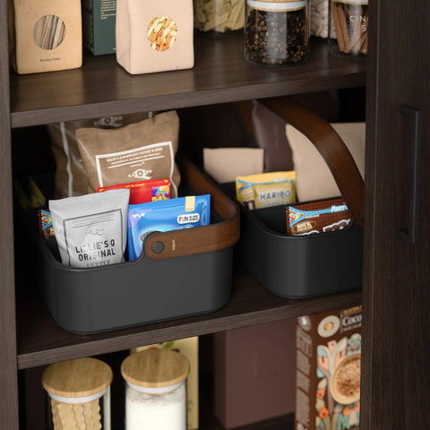 Umbra Bellwood Storage Bin Black-Walnut / Large