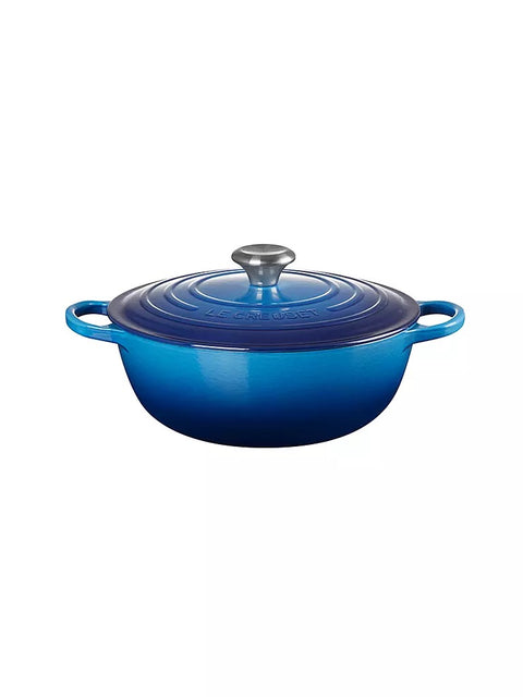 Le Creuset Cast Iron Casserole La Marmite Azure Blue 26cm / 4.1 L