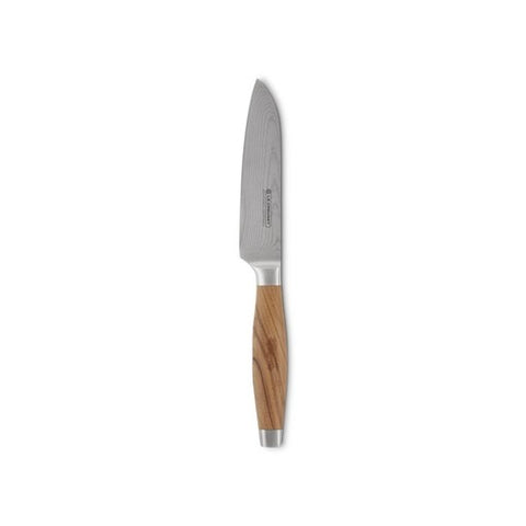 Thikë Santoku Le Creuset me Dorezë prej Druri Ulliri 13 cm