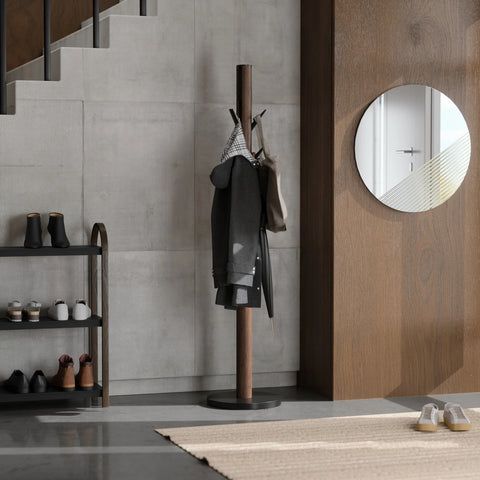 Umbra Flapper Coat Rack Black-Walnut