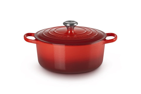 Le Creuset Cast Iron Casserole Cerise 24cm / 5L