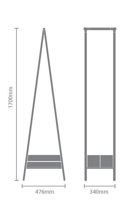 Brabantia Linn Clothes Rack Compact – Black