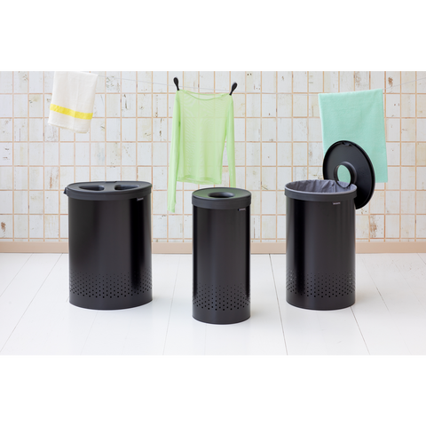 Kosh rrobash Brabantia 60 litra – E zezë mat