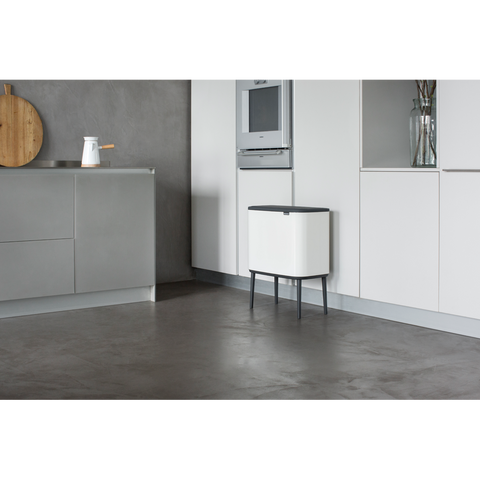 Kosh Mbeturinash Brabantia Bo Touch 11 + 23 Litra – i Bardhë