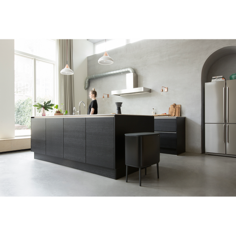 Kosh Mbeturinash Brabantia Bo Touch 11 + 23 Litra – E zezë mat