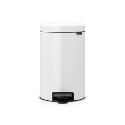 Brabantia NewIcon Pedal Bin 12 Litre – White
