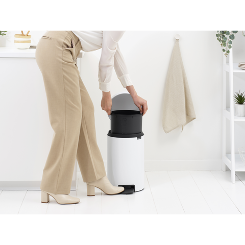 Brabantia NewIcon Pedal Bin 12 Litre – White