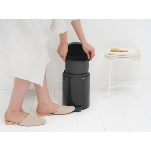 Brabantia NewIcon Pedal Bin 5 Litre – Matt Black