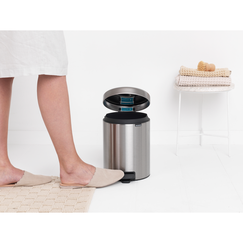 Brabantia NewIcon Pedal Bin 5 Litre – Matt Steel Fingerprint Proof