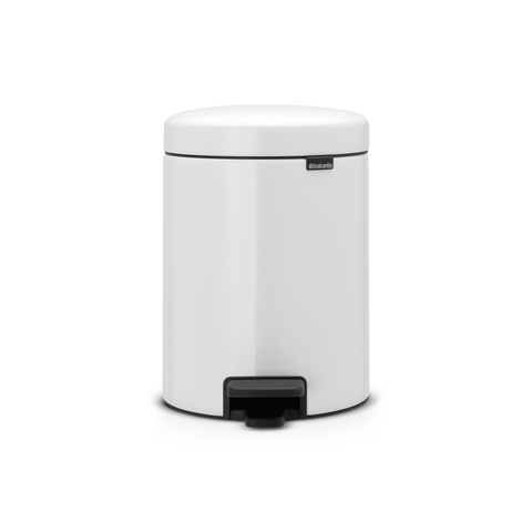 Brabantia NewIcon Pedal Bin 5 Litre – White