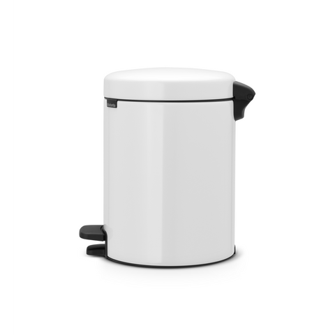 Brabantia NewIcon Pedal Bin 5 Litre – White