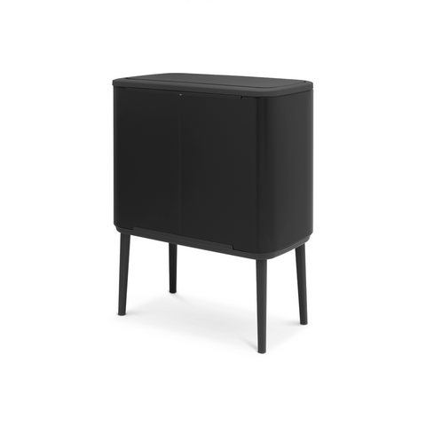 Kosh Mbeturinash Brabantia Bo Touch 11 + 23 Litra – E zezë mat